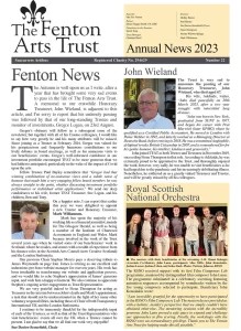 Fenton Arts Trust Annual Newsletter 2023 - Thumbnail